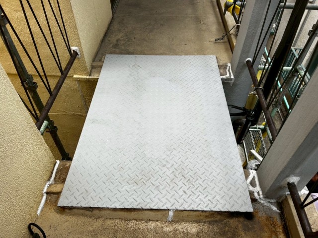 渡り廊下　補修